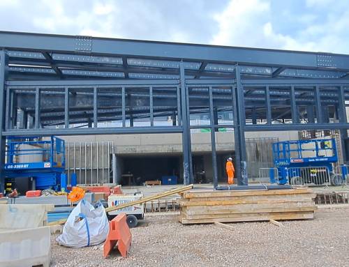 Eastern Entrance reaches construction milestone with building shell complete