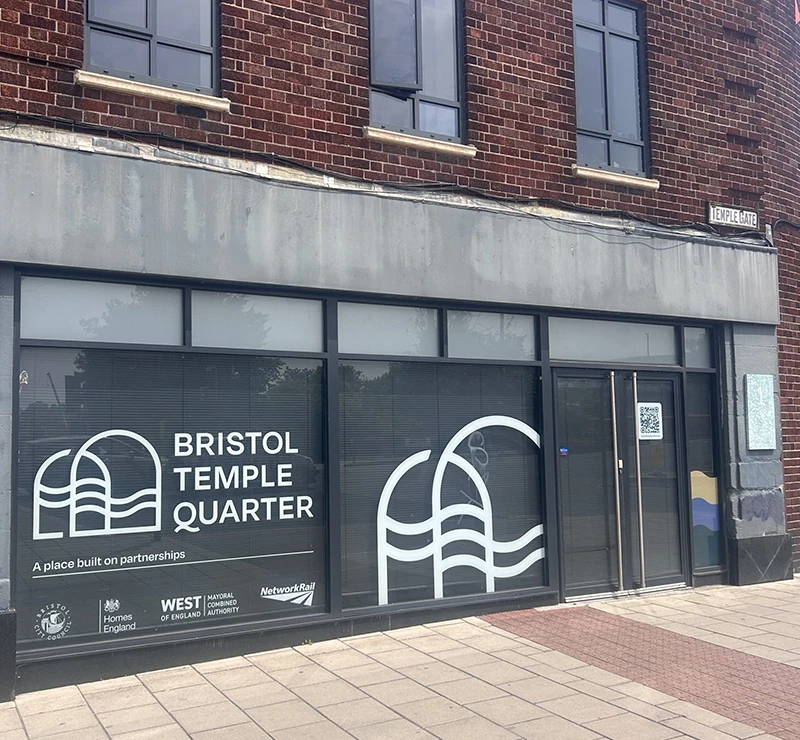 Front view of the new Bristol Temple Quarter Office