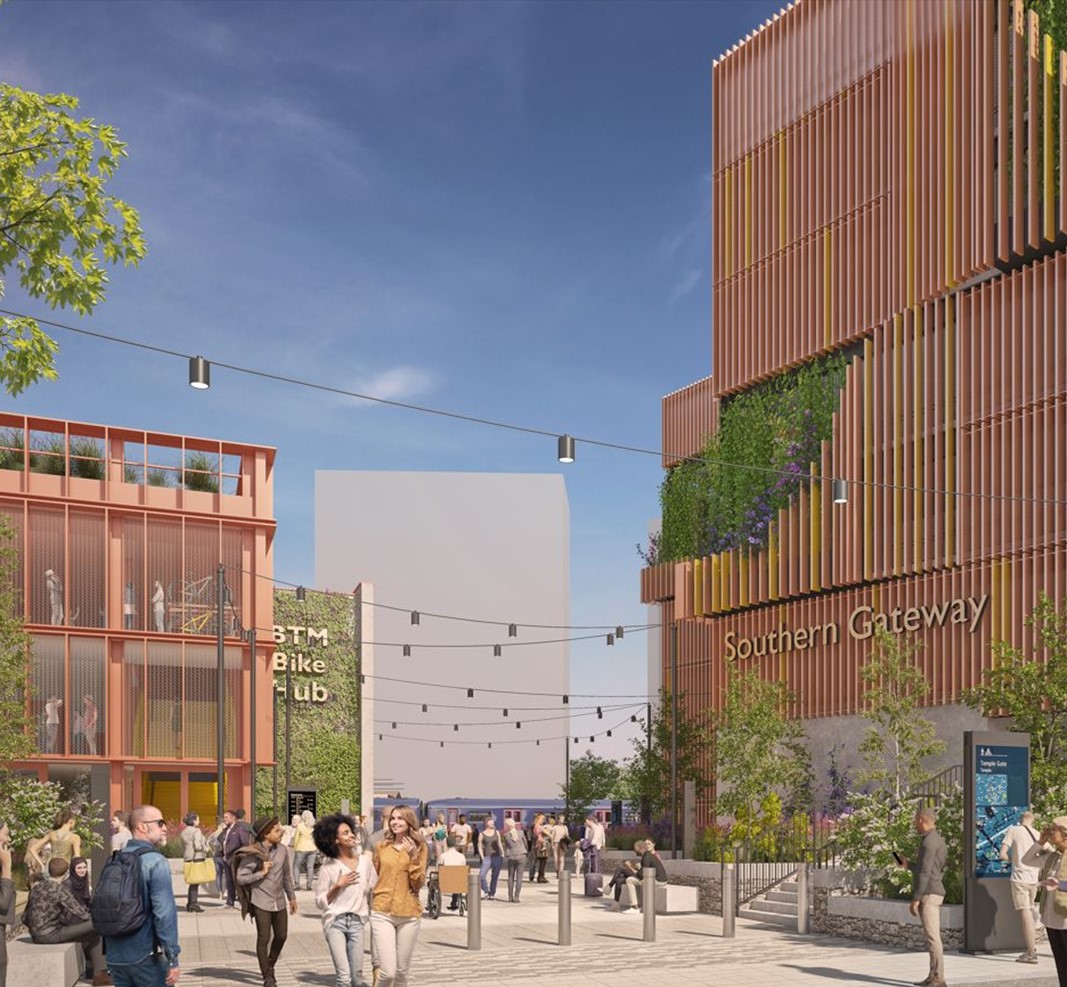 CGI of new southern gateway