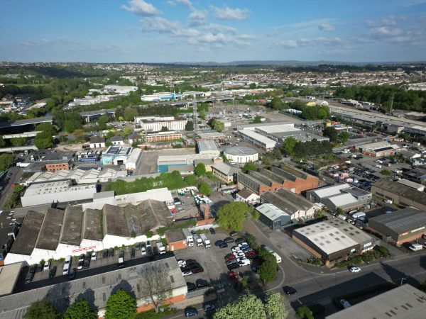 Aerial image of St Philip's Marsh